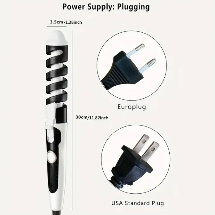 Portable Spiral Curling Iron