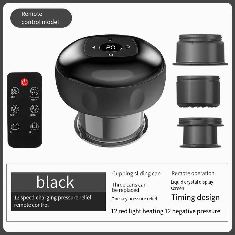 Smart Vacuum Cupping and Scraping Tool