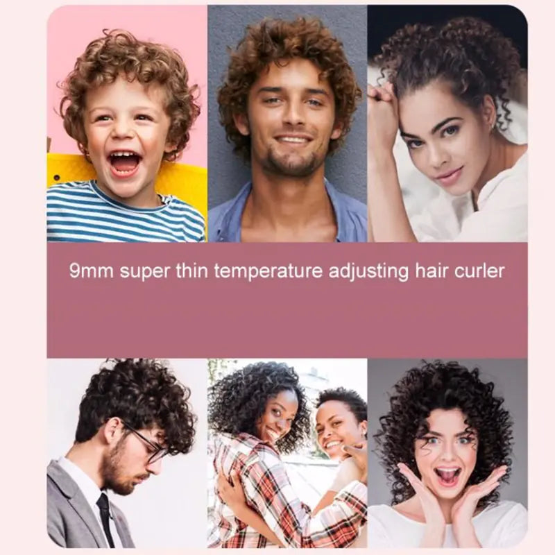 Professional 9mm Curling Iron