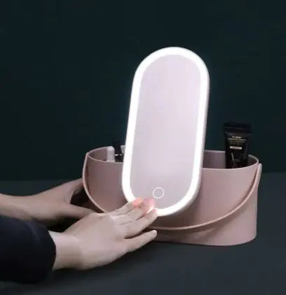 Portable LED Makeup Mirror Box