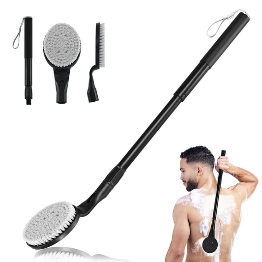 25.7" Long Handle Shower Back Scrubber