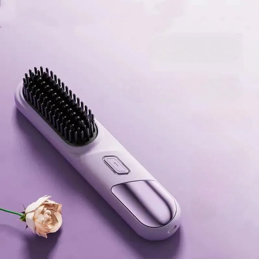 Portable Wireless Hair Straightening Comb